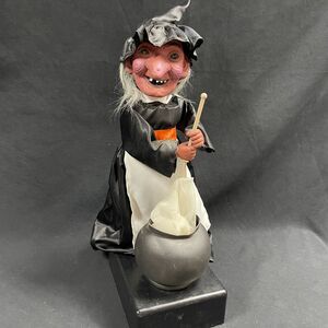 Rennoc Halloween Witch Animated Stirring Cauldron and Music
